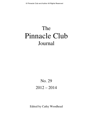 The Pinnacle Club Journal No.-29 2012-2014 cover